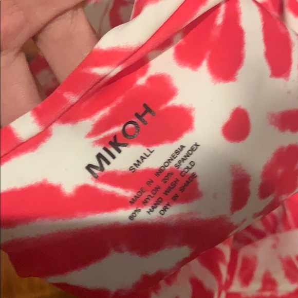 MIKOH  Moorea Macrame One Piece Tie Dye Size Small - Picture 4 of 5